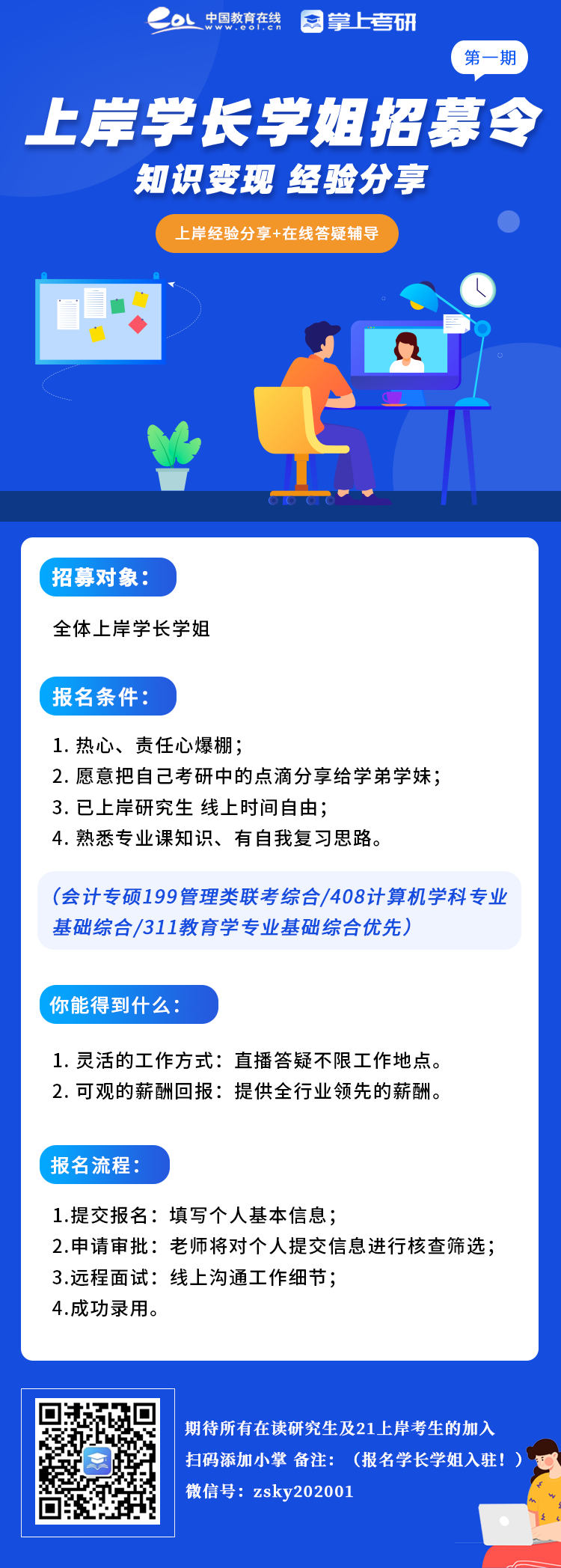掌上考研招募上岸学长学姐啦！！！