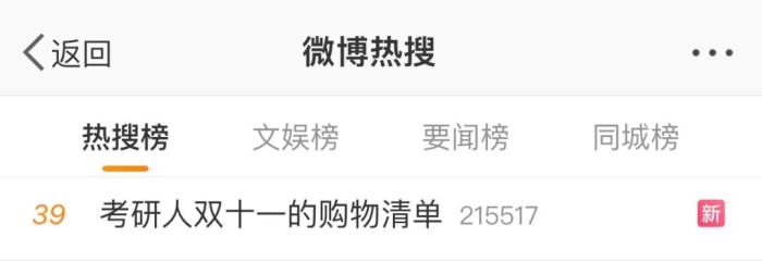 “考研人双十一购物清单”冲上热搜，他们都买了啥？